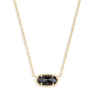 Kendra Scott Gold & Black Onyx Necklace